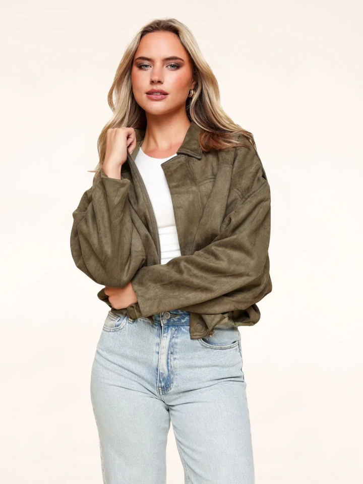 The Marlowe™ Suede Jacket I Army
