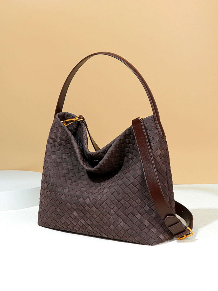 Floria™ Suede Tote Bag I Grey