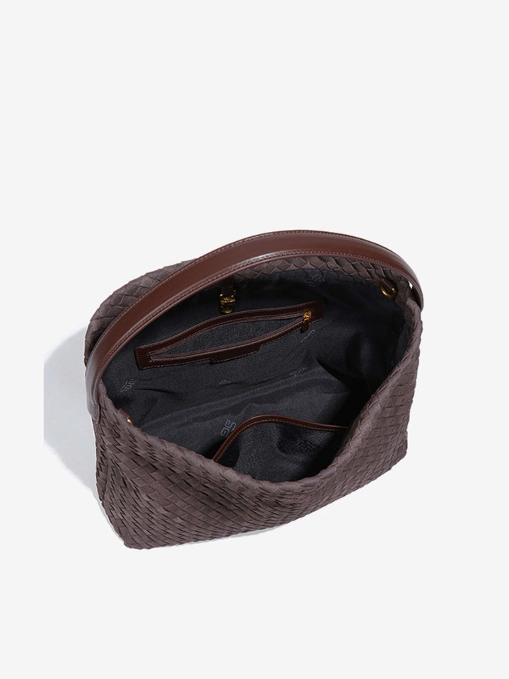 Floria™ Suede Tote Bag I Olive Green