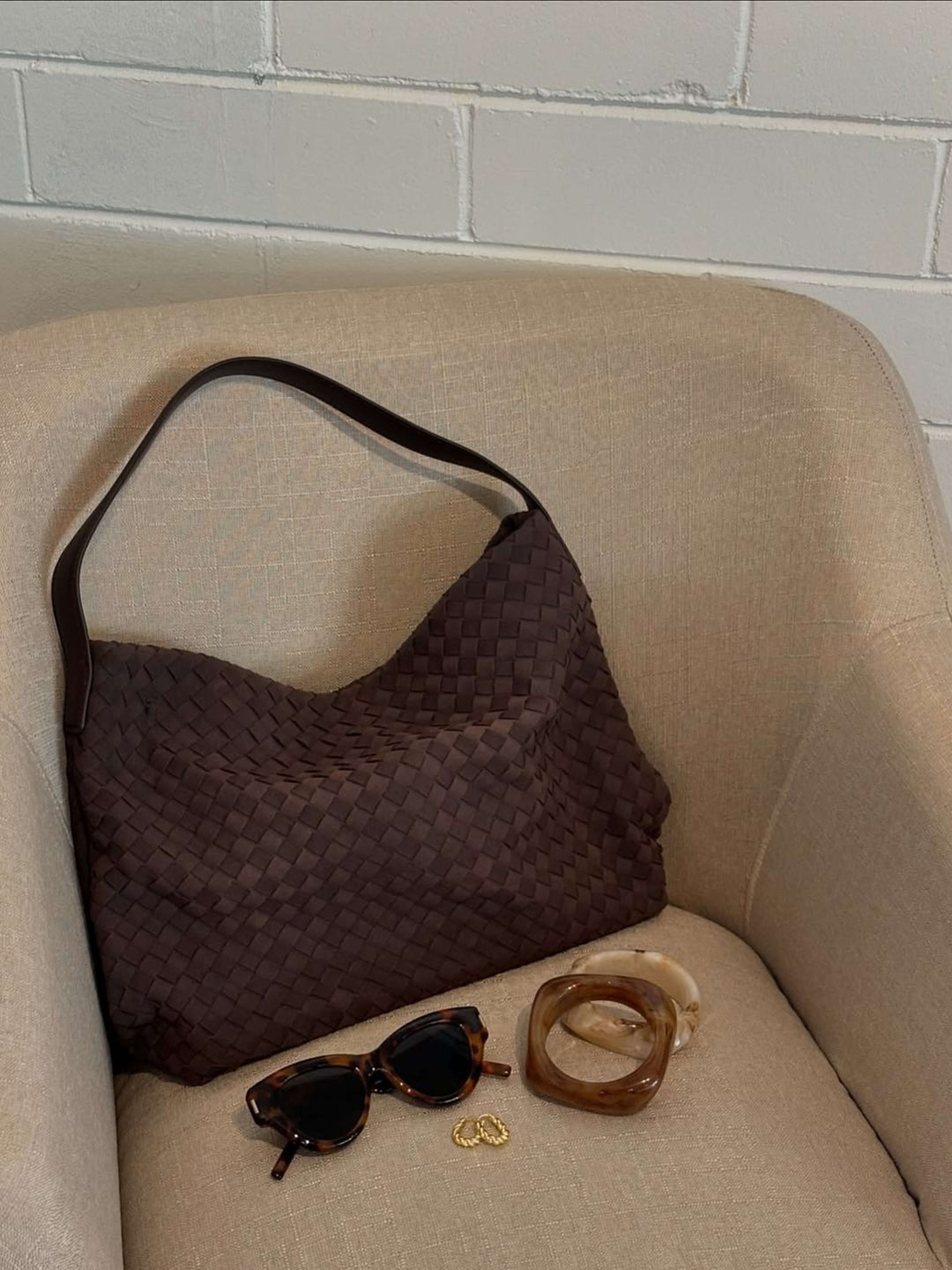 Floria™ Suede Tote Bag I Grey