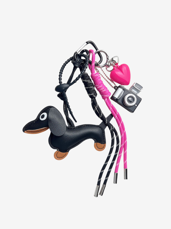 Camera & Puppy Bag Charm