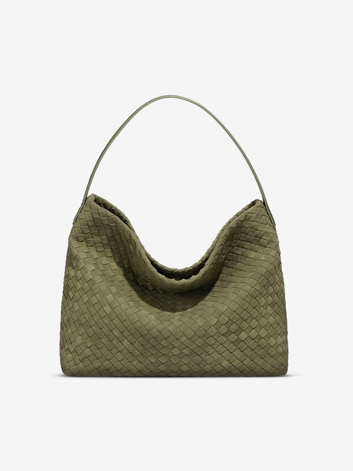Floria™ Suede Tote Bag I Beige