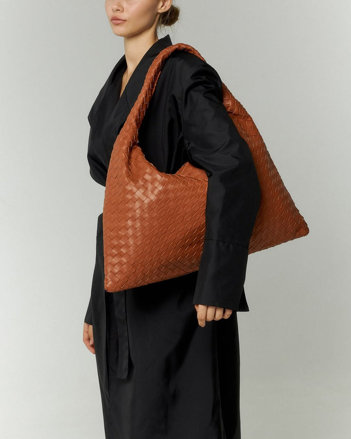 Noir Tote Bag I Camel