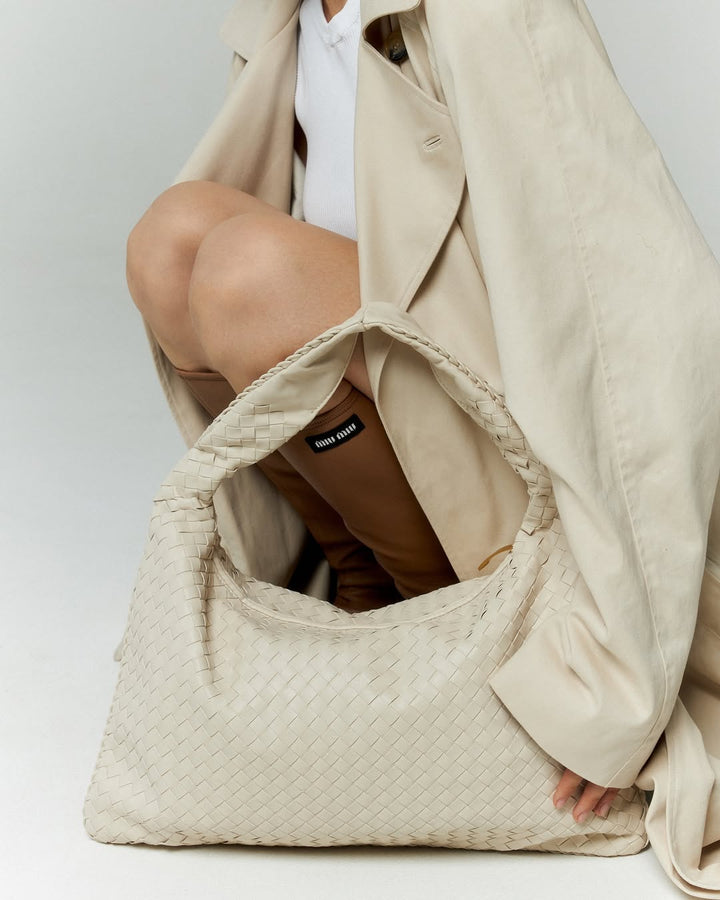 Noir Tote Bag I Cream