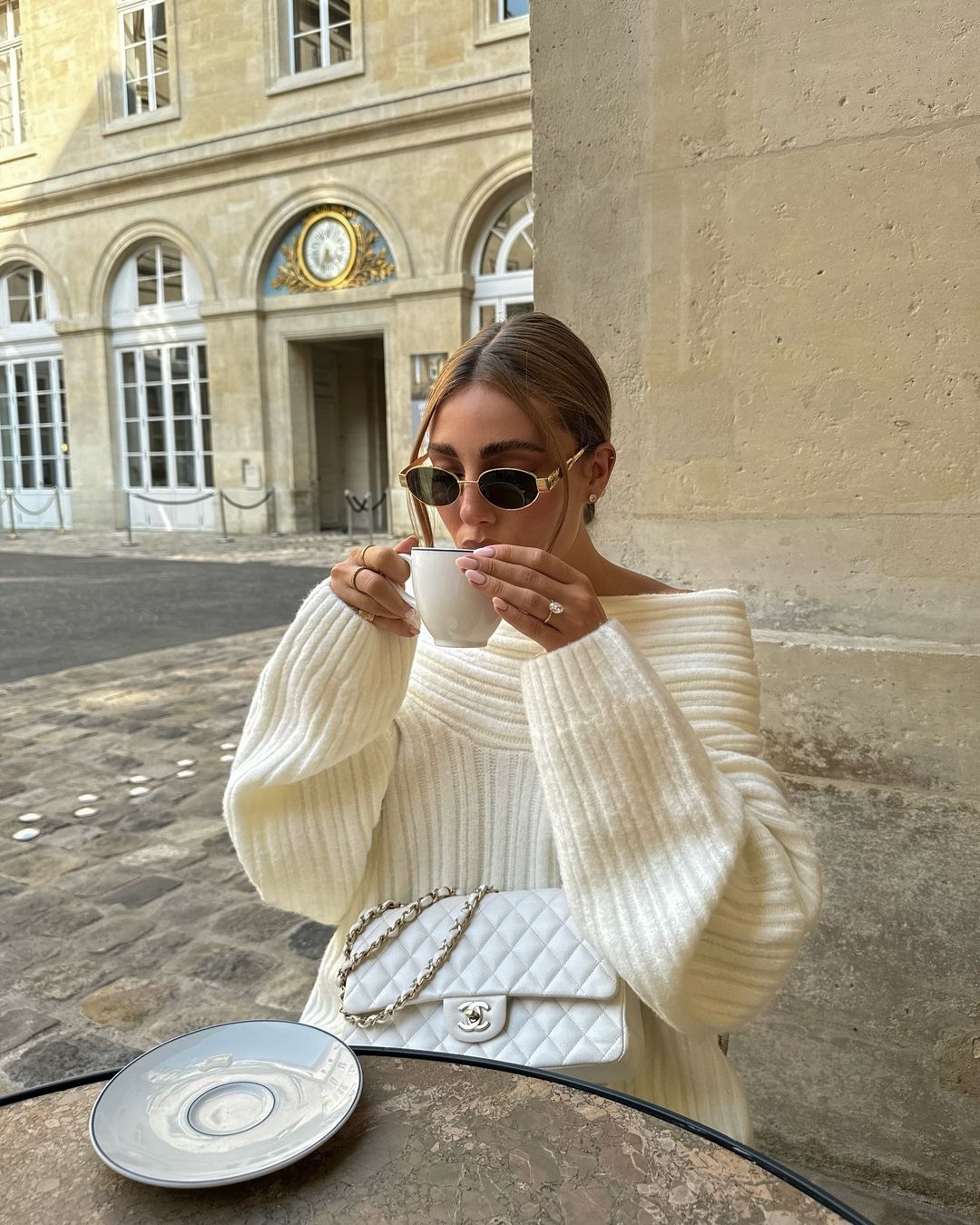 Aria Knit Sweater I Cream
