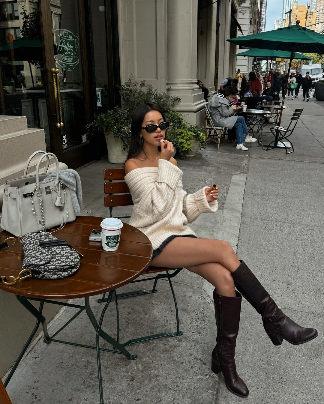 Aria Knit Sweater I Beige