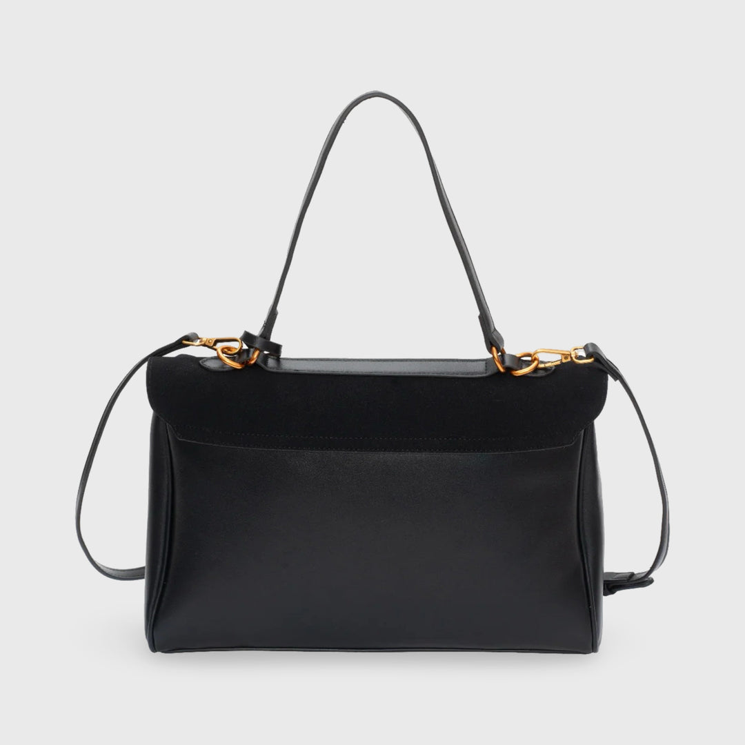 Amara™ Suede Bag I Black