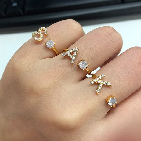 Custom Letter Ring