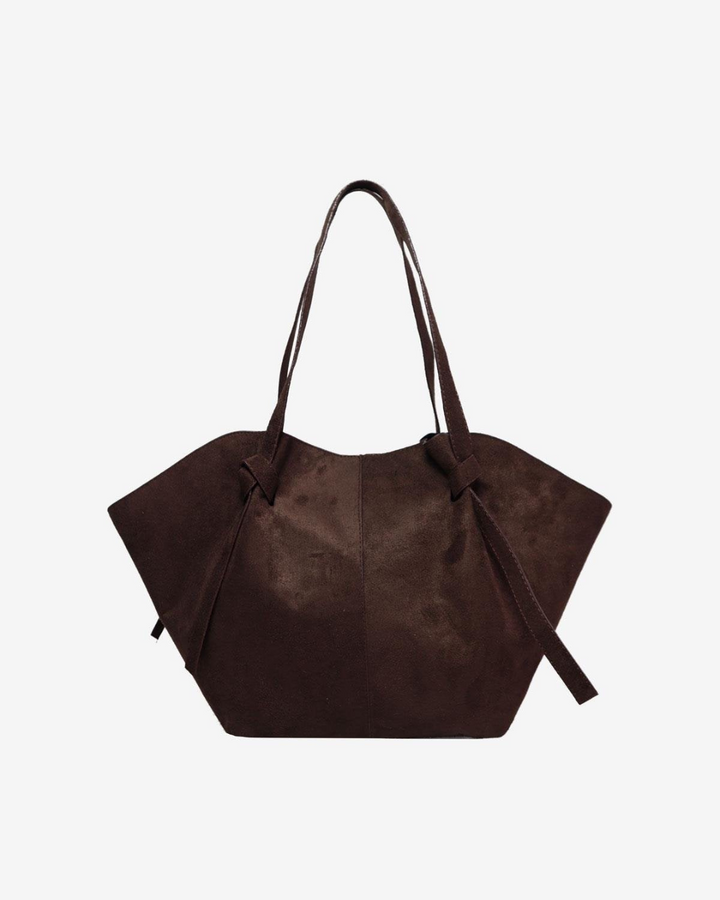 Luna Woven Suede Bag