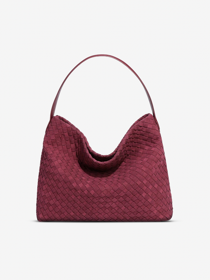 Floria™ Suede Tote Bag I Beige