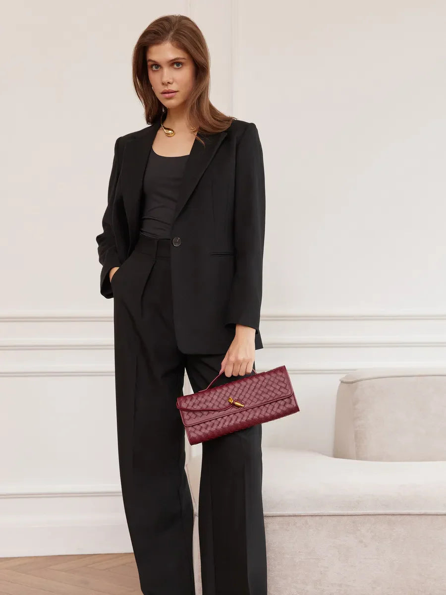 Valencia Clutch Bag I Burgundy