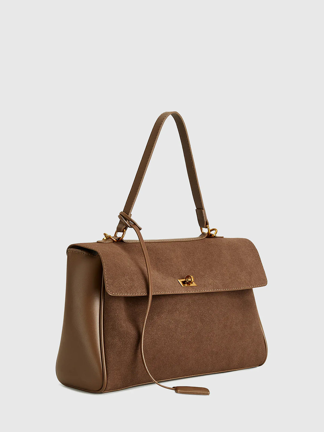 Amara Suede Bag I Brown