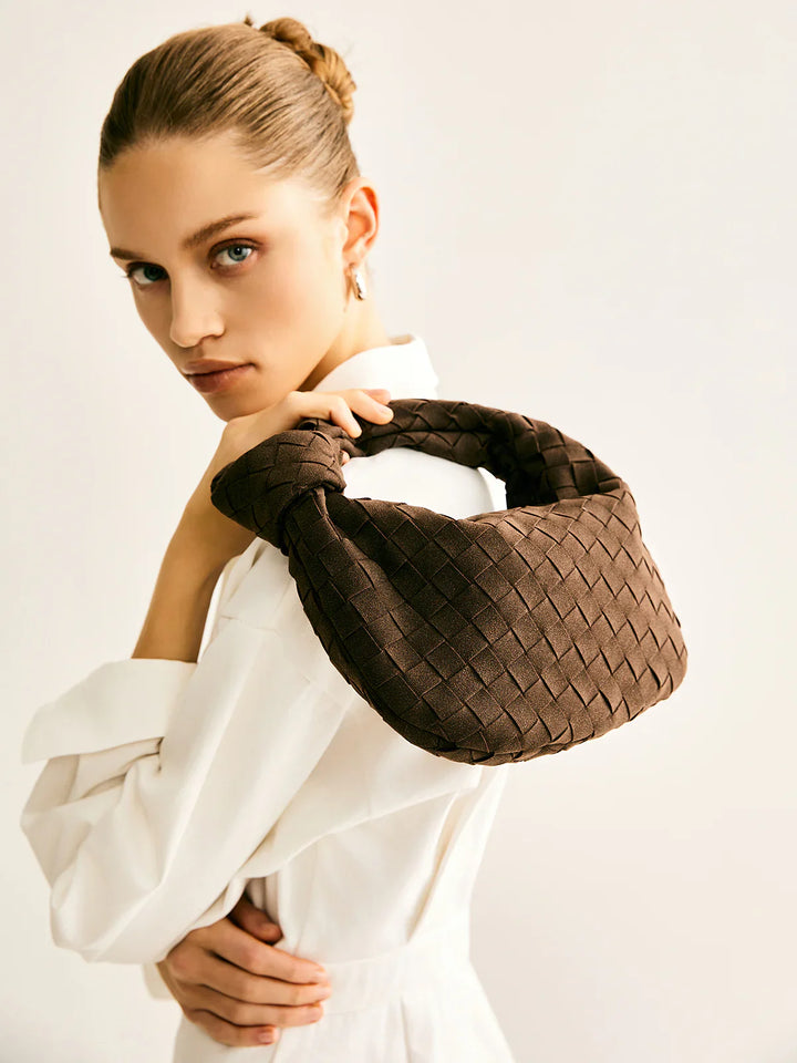 Elara Suede Bag Mini I Coffee