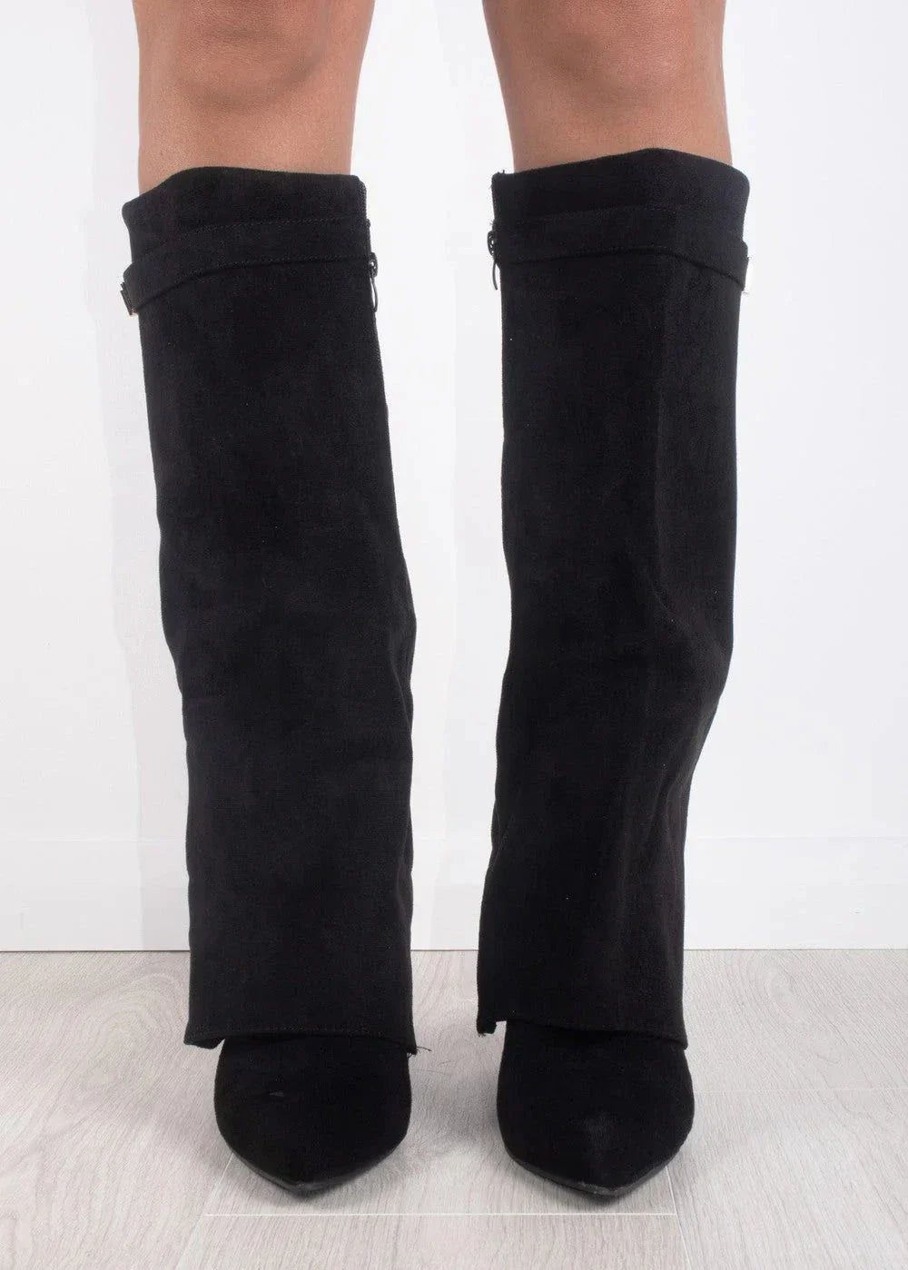 Celeste Suede Knee-High Boots™ I Black