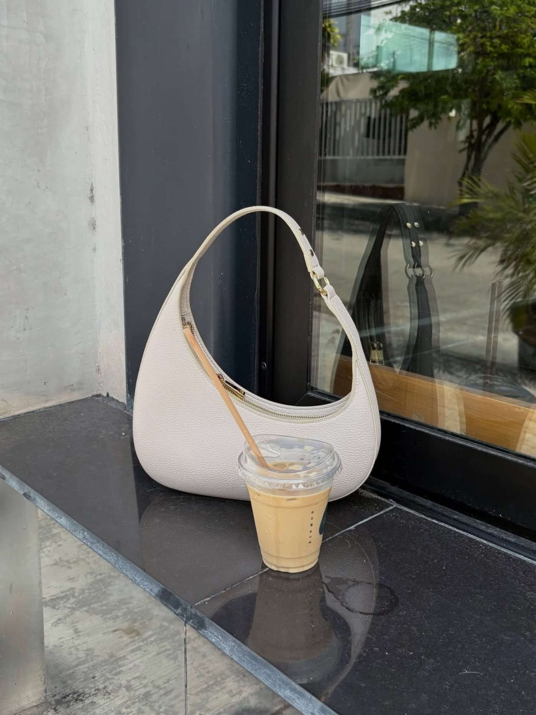 The Solenne™ Hobo Bag I Off White