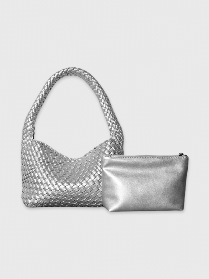 Venezia™ Woven Bag I Silver