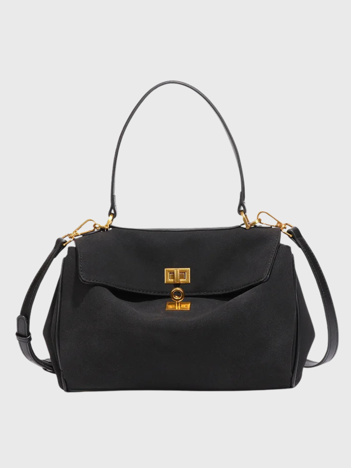 Amara Belle™ Suede Bag I Beige