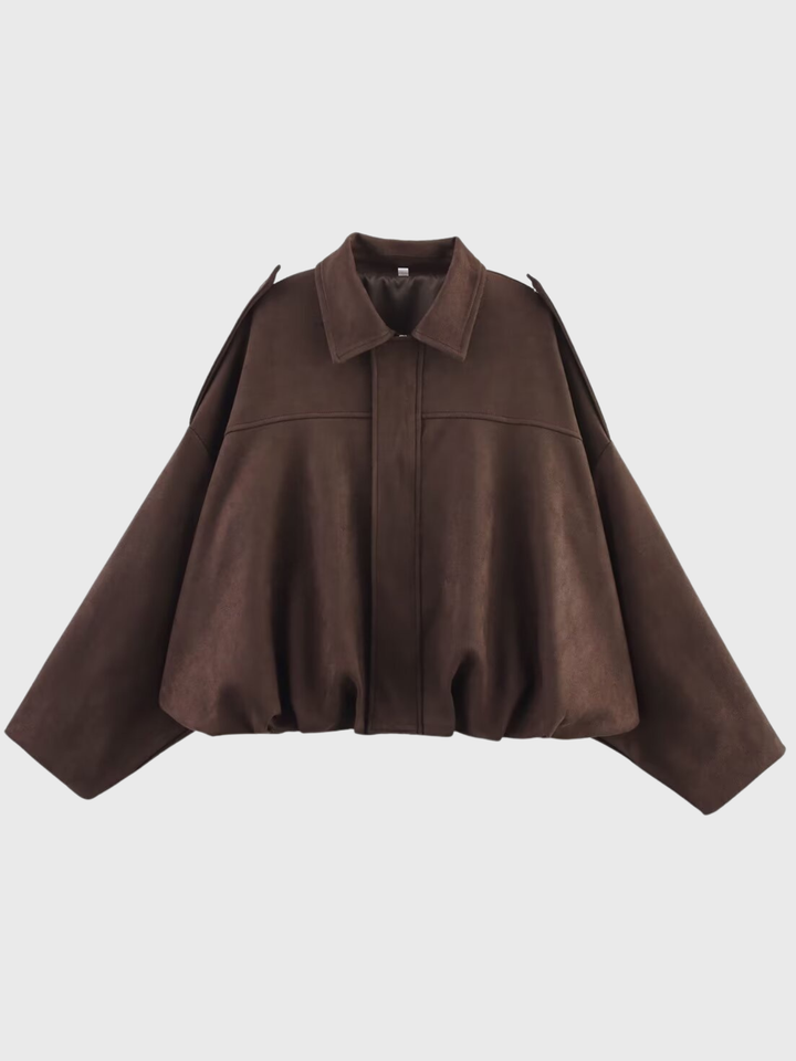 The Marlowe™ Suede Jacket I Dark Brown