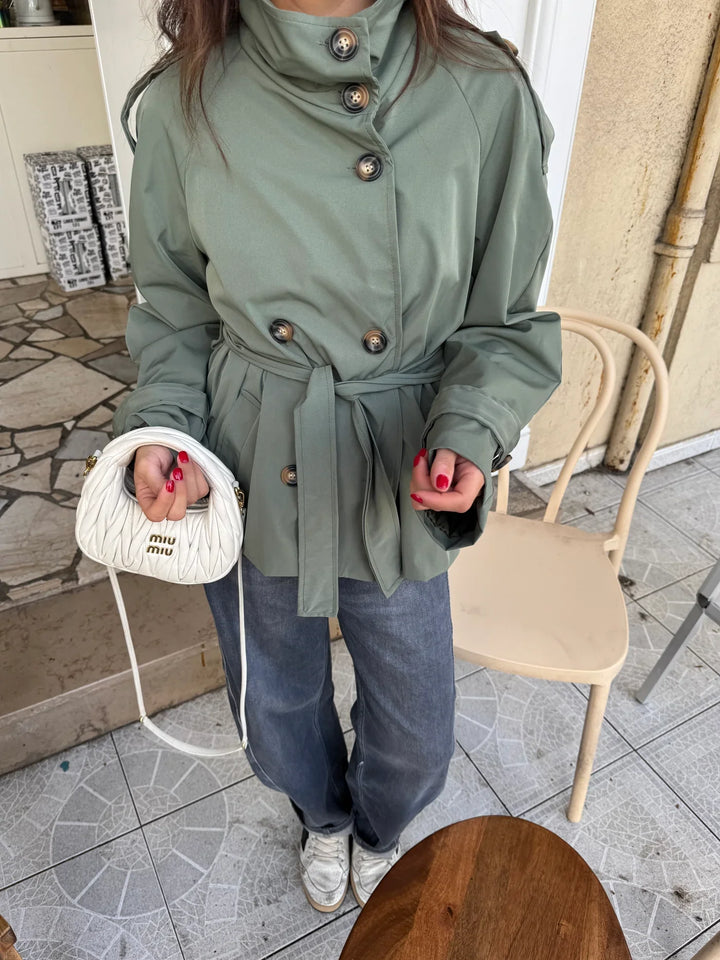 The Aurelia™ Trench Coat - Khaki