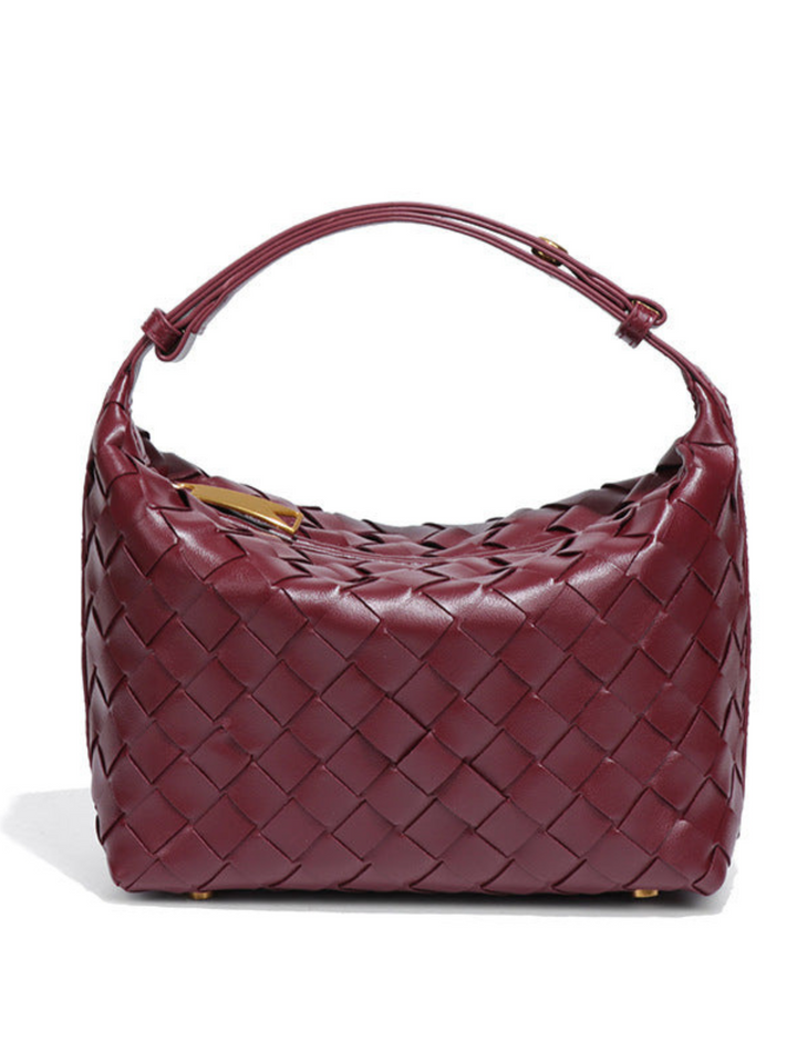 Sienna™ Woven Bag I Burghundy
