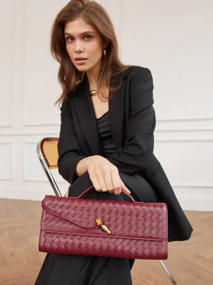 Valencia™ Clutch Bag I Burgundy