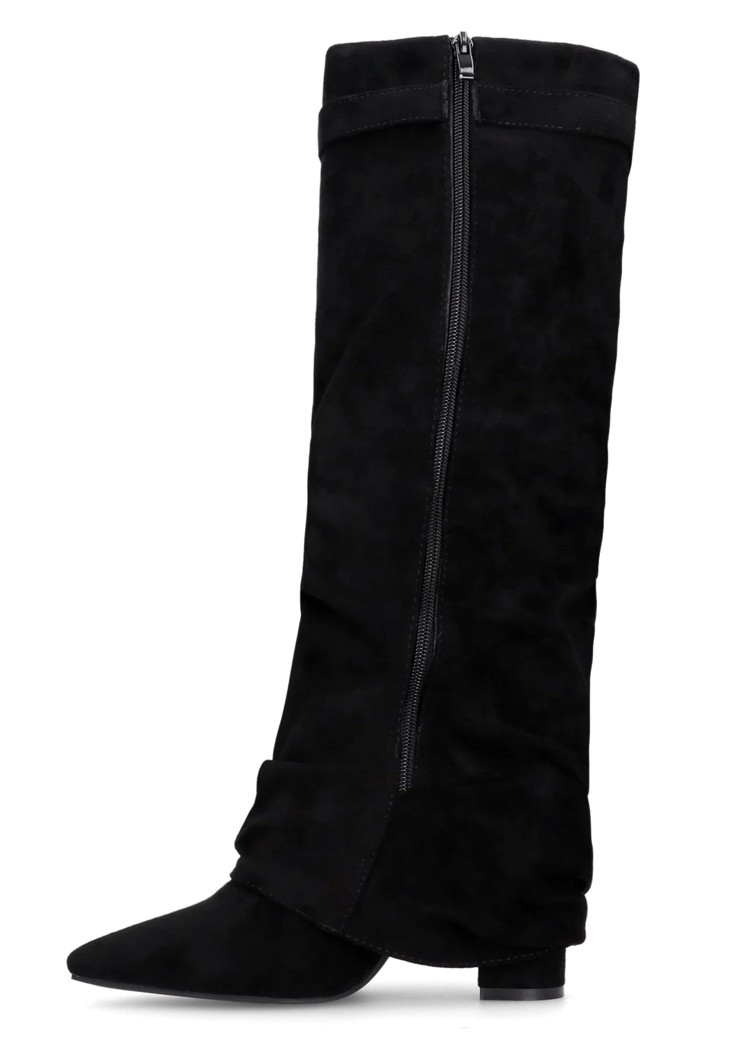 Celeste™ Slouchy Suede knee high boots - Black