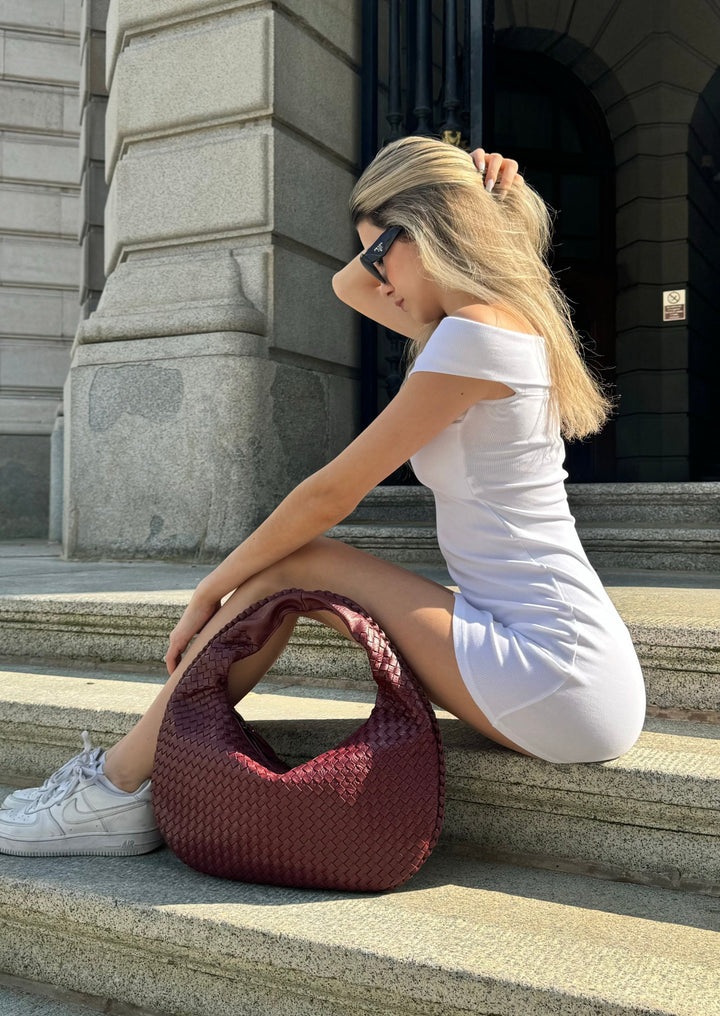 Everyday Tote Bag Small |  Burgundy
