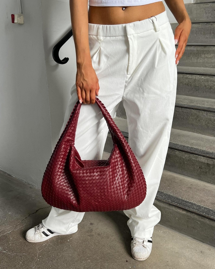 Everyday Tote Bag | Wine Red
