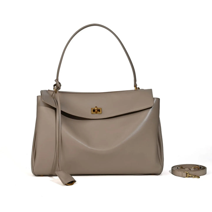 2025 nova bolsa tote de couro rodéo feminina grande capacidade versátil cidade estilo simples camada cabeça saco paris estilo casa