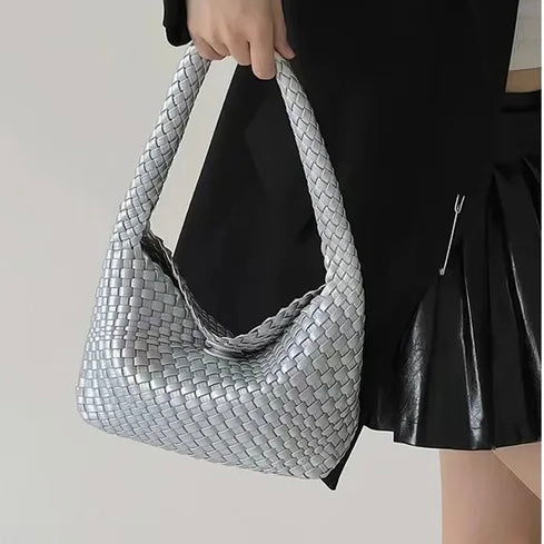 Venezia™ Woven Bag I Silver