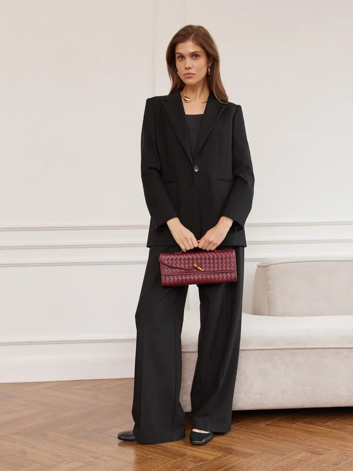 Valencia Clutch Bag I Burgundy