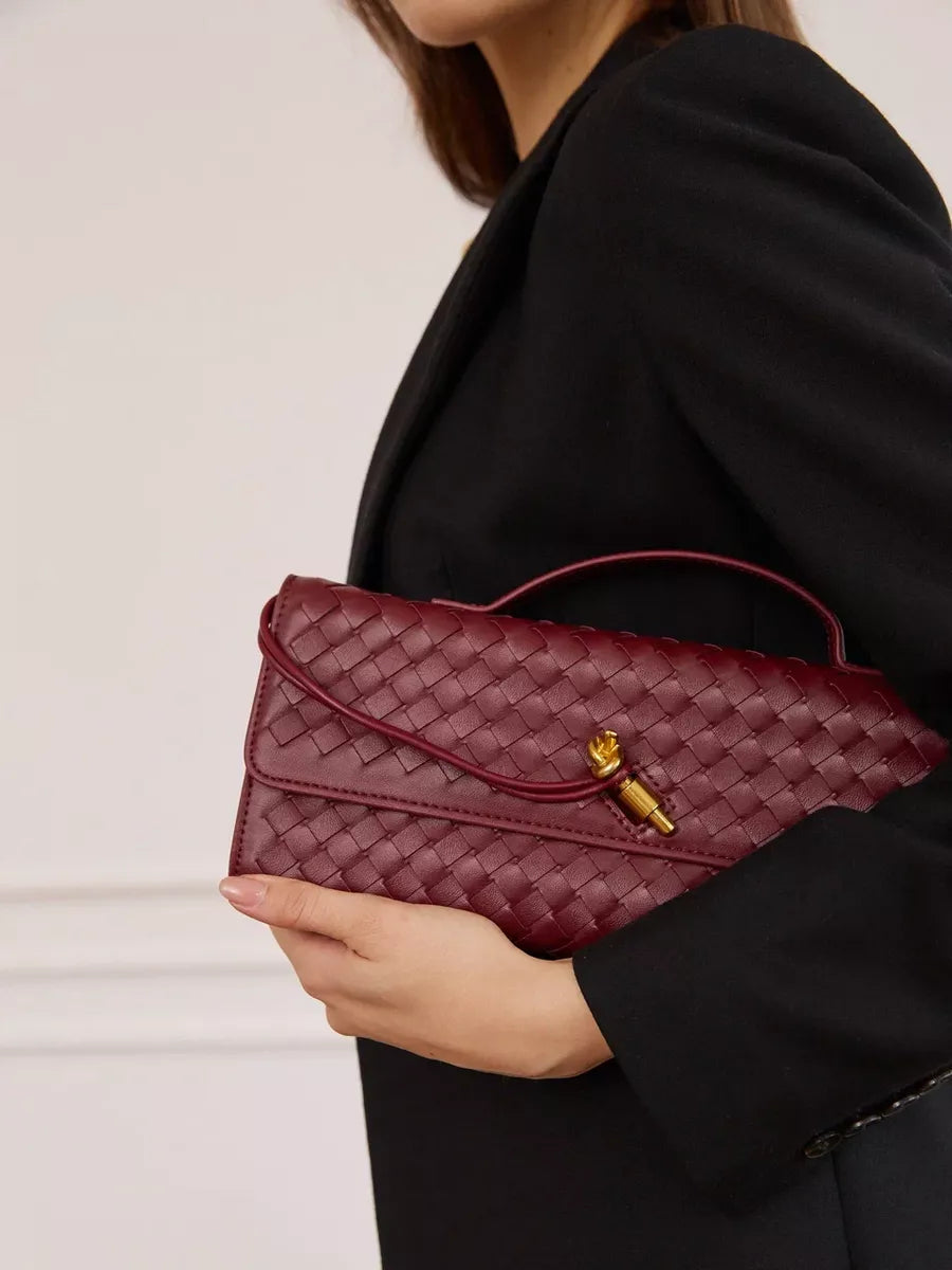 Valencia Clutch Bag I Burgundy