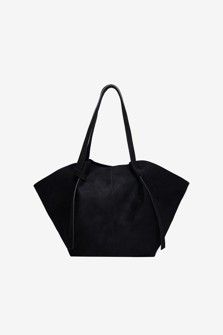 Luna Woven Suede Bag