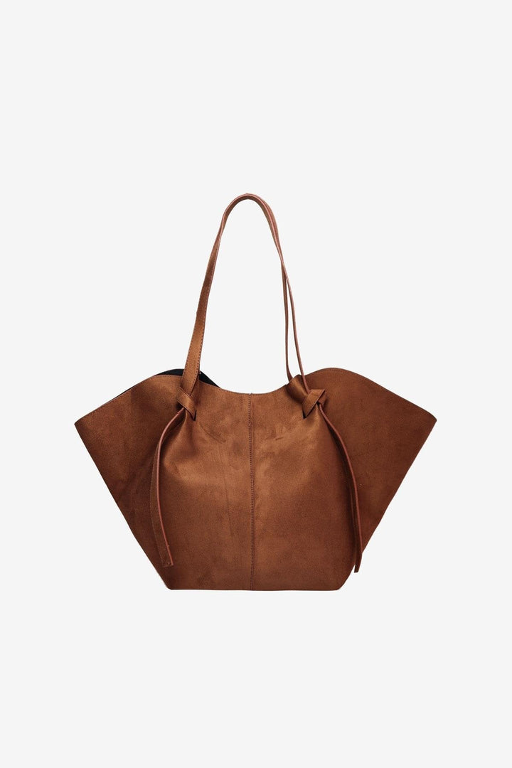 Luna Woven Suede Bag