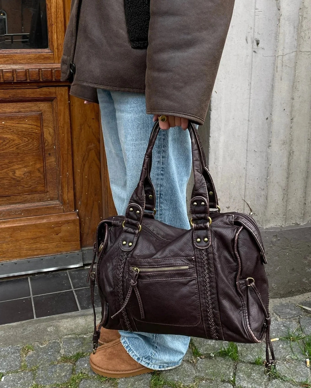 Classic Heritage Bag I Dark Brown